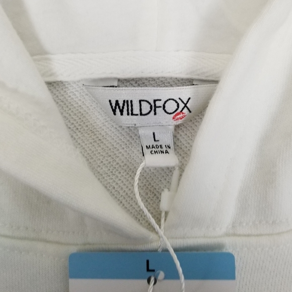 NWT - Wild Fox Tie Dye Hoodie and Jogger Set Purple Women's Size Large - Picture 7 of 16